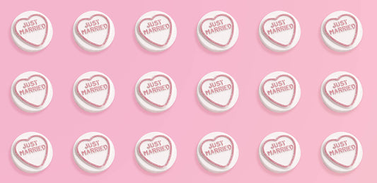 Celebrate Your Big Day with Exclusive ‘Just Married’ Love Hearts Wedding Favours