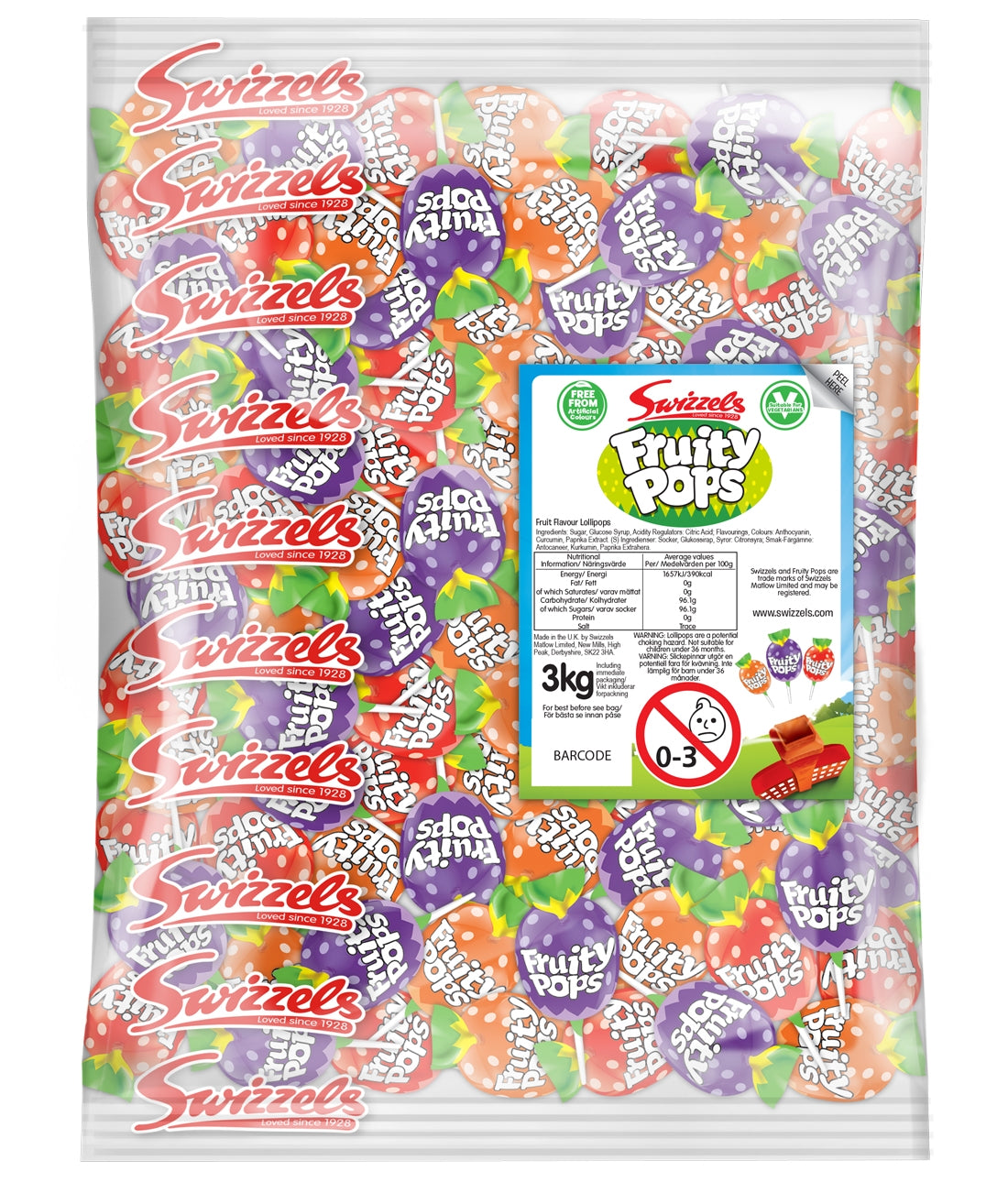 Fruity Pops 3kg Mega Party Pack