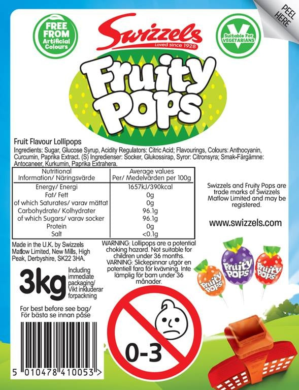 Fruity Pops 3kg Mega Party Pack