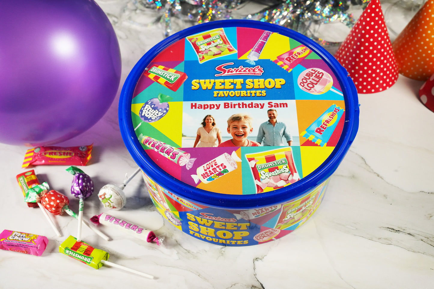 Personalised Sweet Shop Favourites Tub