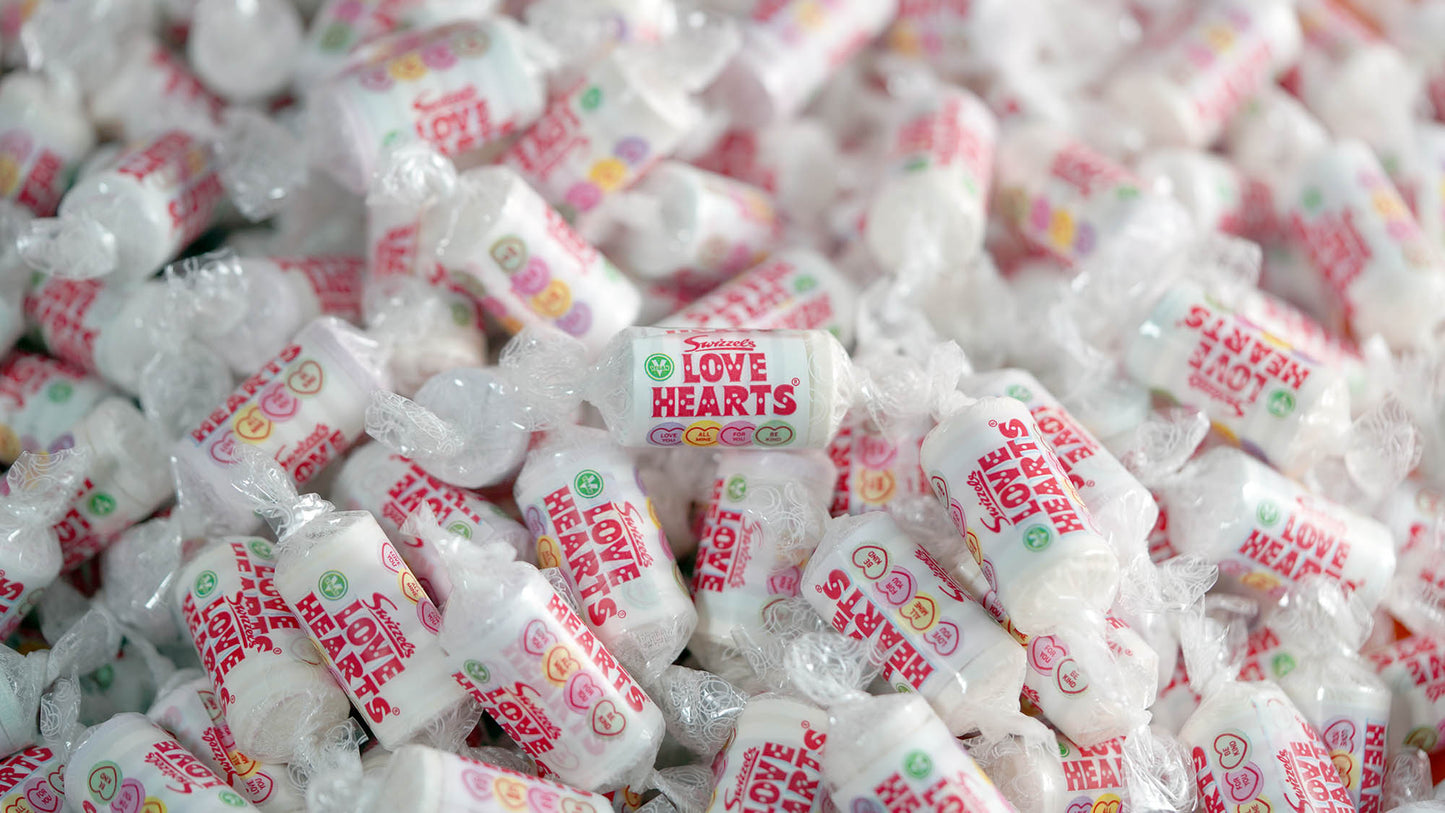 Love Hearts Mini Rolls 3kg Mega Party Pack