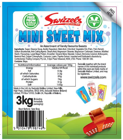 Mini Sweets 3kg Mega Party Pack