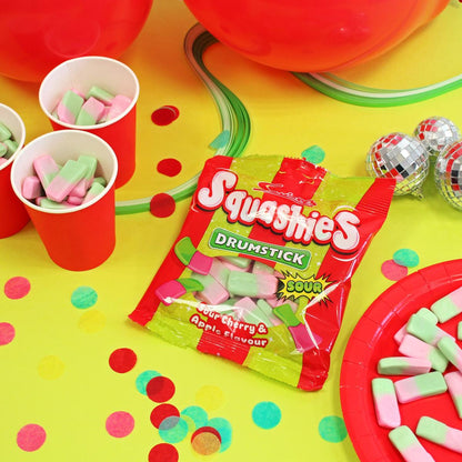 Squashies Sour Cherry & Apple Flavour Box 12 x 140g Bags