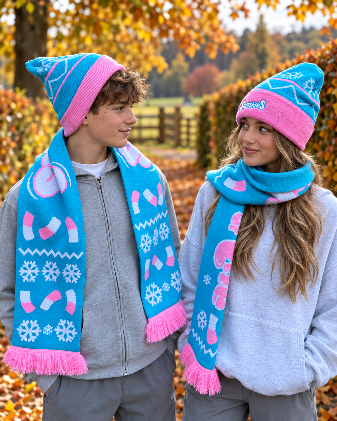 Squashies Christmas Scarf