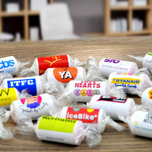 Branded Love Hearts - Small Order (less than 800 rolls)