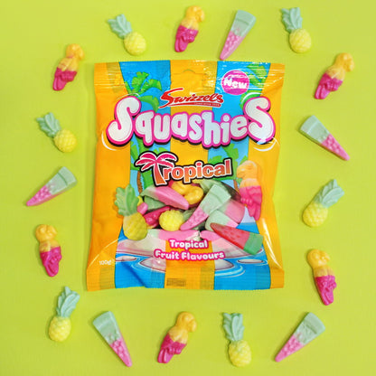 Squashies Tropical Box.  12 x 100g Bags