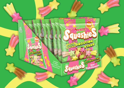 Squashies Shooting Stars Box. 12 x 100g Bags