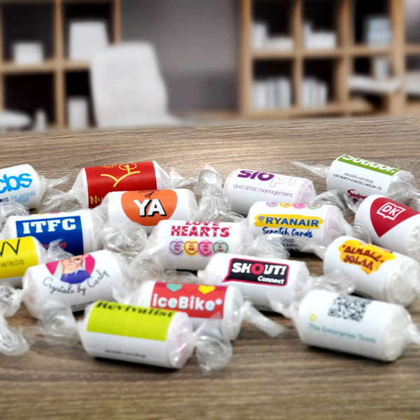 Branded Love Hearts - Small Order (less than 800 rolls)