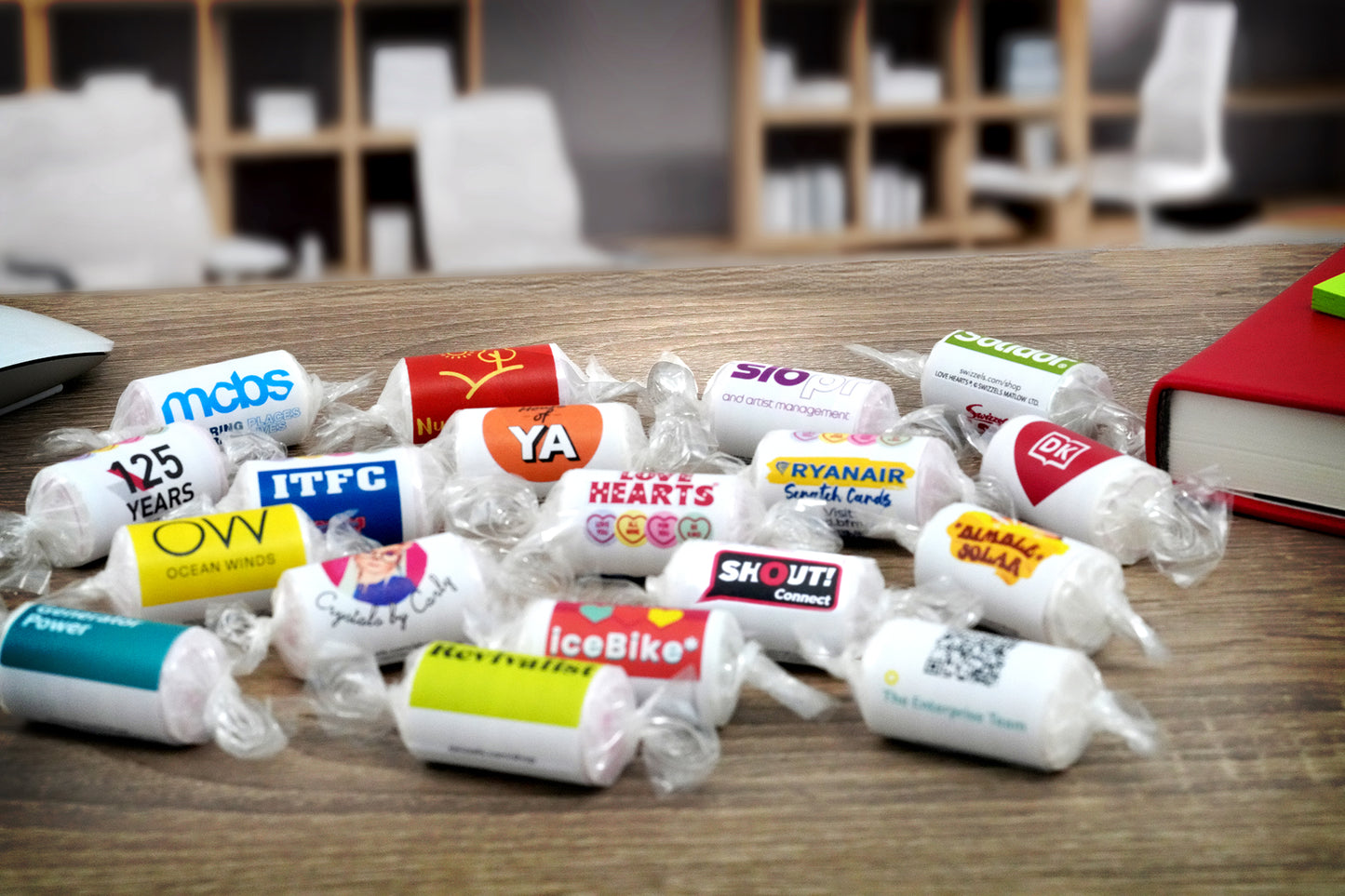 Branded Love Hearts - Small Order (less than 800 rolls)