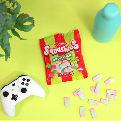 Squashies Sour Cherry & Apple Flavour Box 12 x 140g Bags
